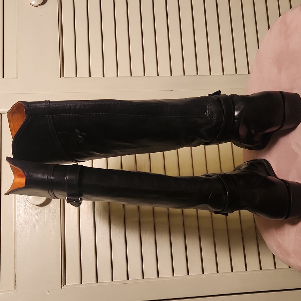 Fry Leather Women's Riding Boots - Picture 4 of 8